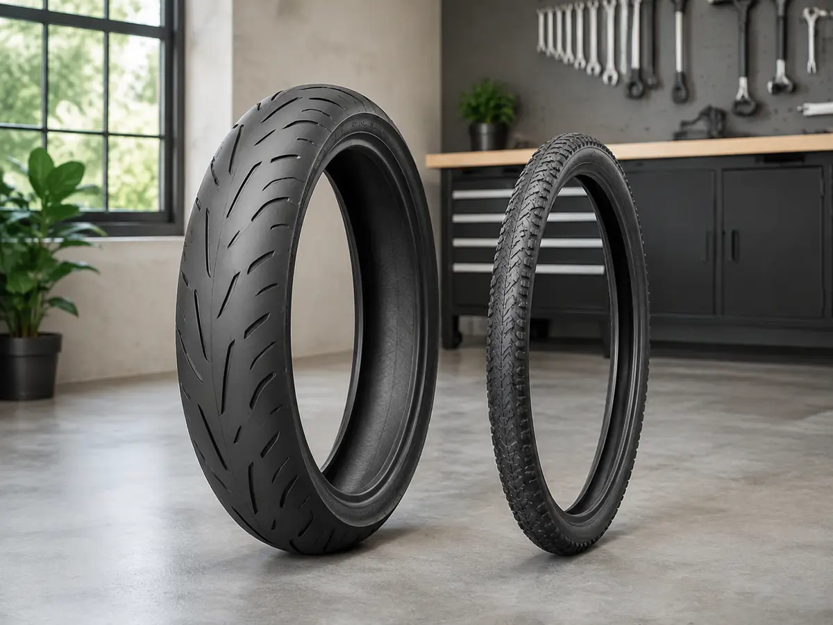 Neumáticos de motocicleta y bicicleta